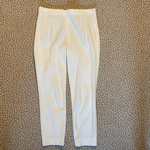 J Crew ‘Mattie’ pants in white. Size 0
